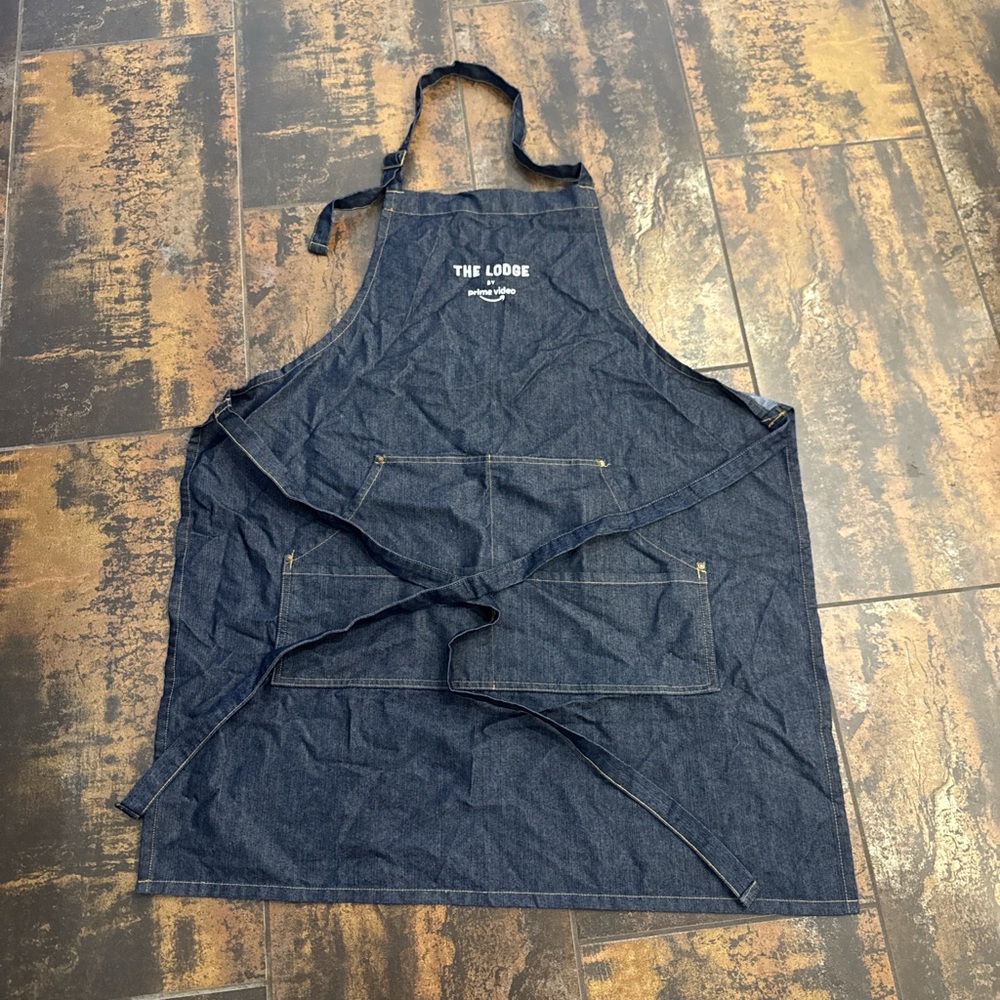 Denim Apron with Pockets